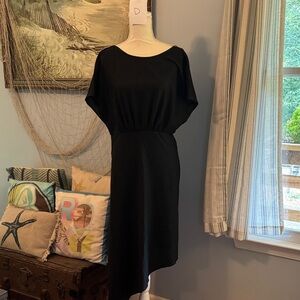 JJs House Elegant Black Asymmetrical Dress
